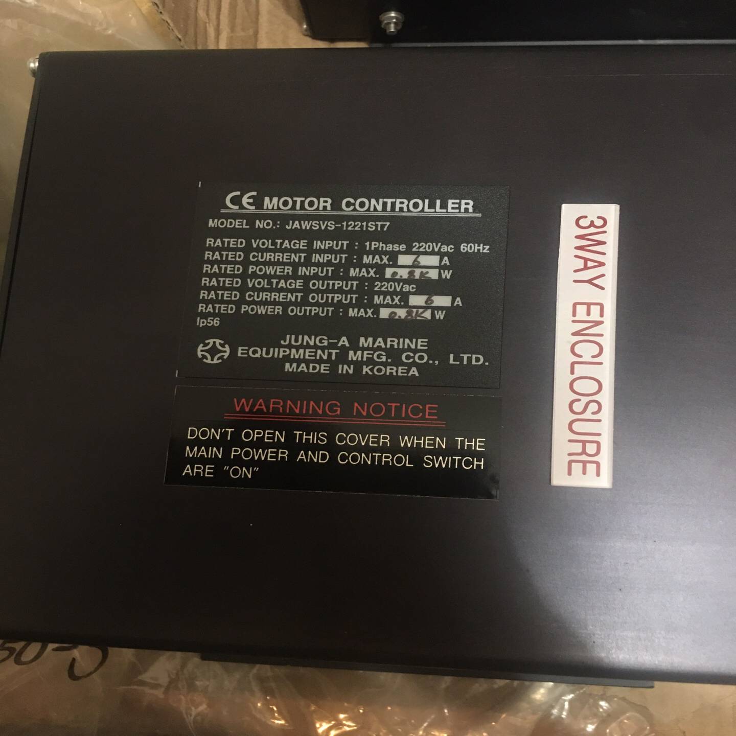 JUNG-A MOTOR CONTROLLER JAWSVS~询价
