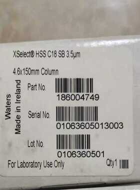 WATERS液相色谱柱186005256 186004749[浩蓉商户]