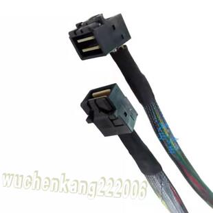 **一弯一直12G Mini SAS HD线缆SFF-8643对8643 SAS卡到背板数*