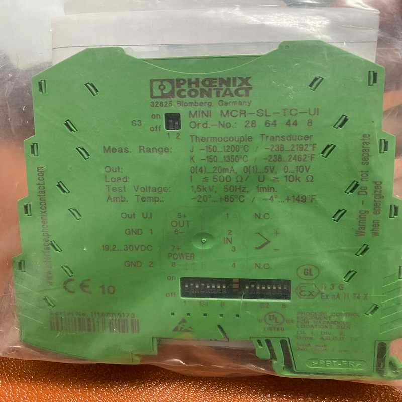 (询价)温度隔离器MINI MCR-SL-TC-UI   2