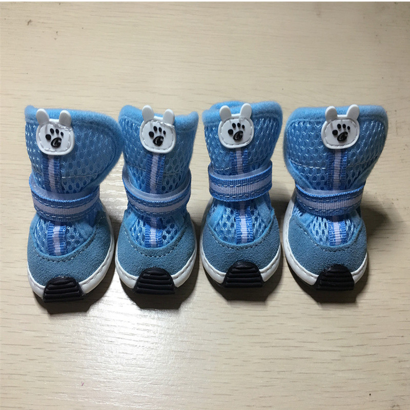 包邮夏季网格透气宠物鞋子 泰迪比熊贵宾雪纳瑞小型犬防滑狗