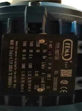 意大利菲玛电机RMS71B4(400W)熔喷机装机，~询价