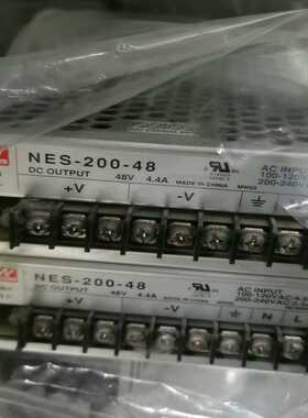 明纬开关电源NES-200-48V电机专用200W48V4.~询价