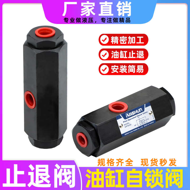 油缸止退阀自锁 管式液控单向阀逆止阀 CPTS-03液压缸ZYTS-03