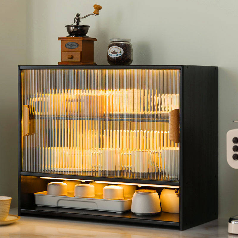 餐桌收纳神器桌面置物架零食架子双层杯架水杯饭桌台面厨房餐