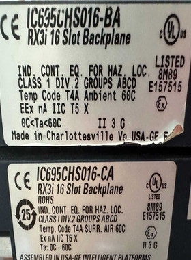 IC695CHS016-BA，IC695CHS016-CA【侨报商行】