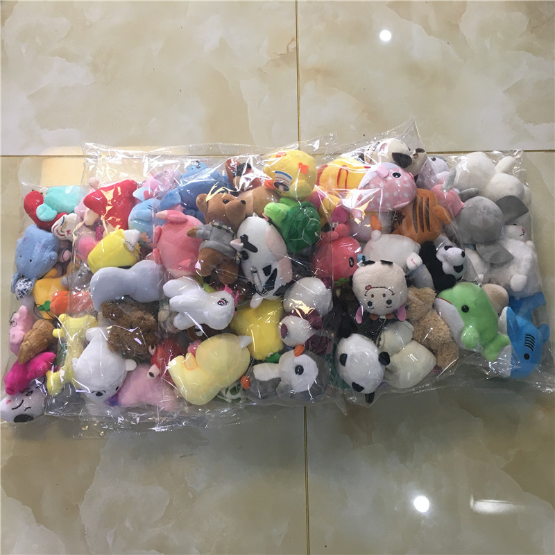 包邮10个多款卡通儿童玩具创意毛绒公仔婚庆抛洒玩偶娃娃4-16CM