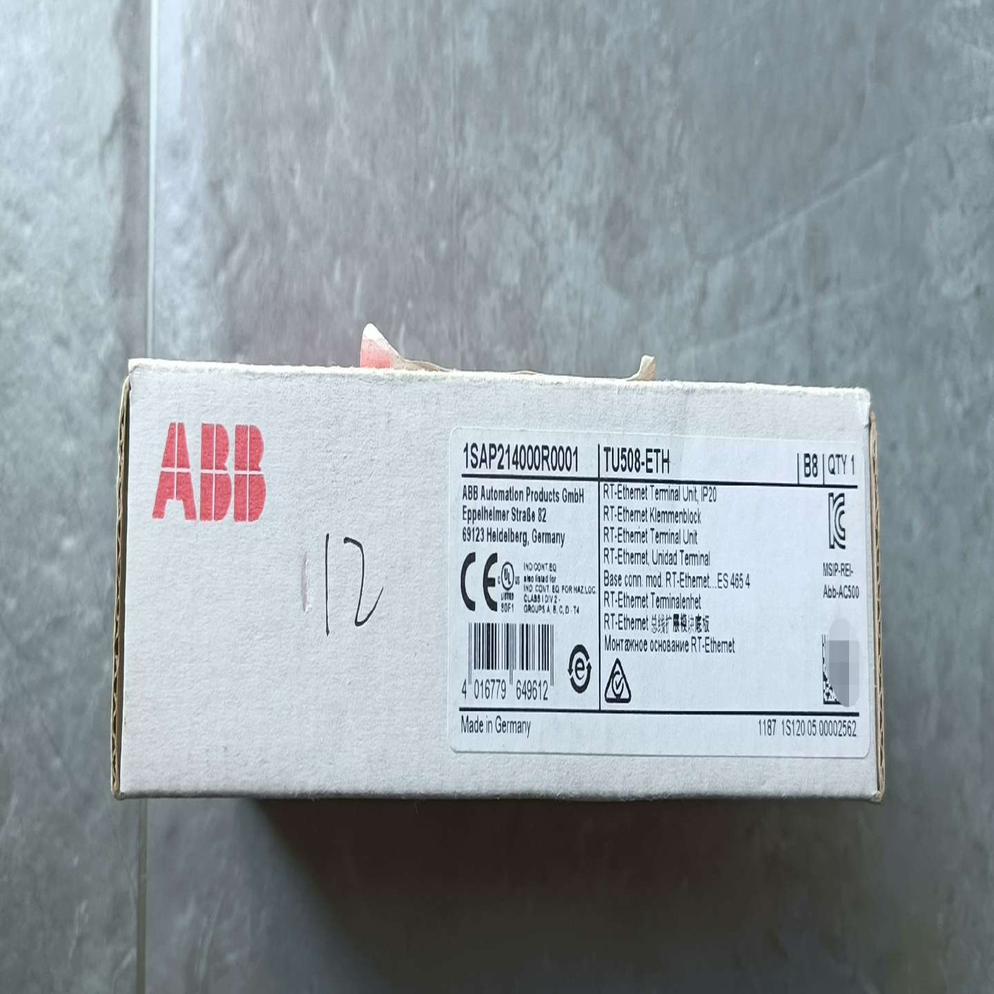 TU508-ETH，1SAP214000R00询价