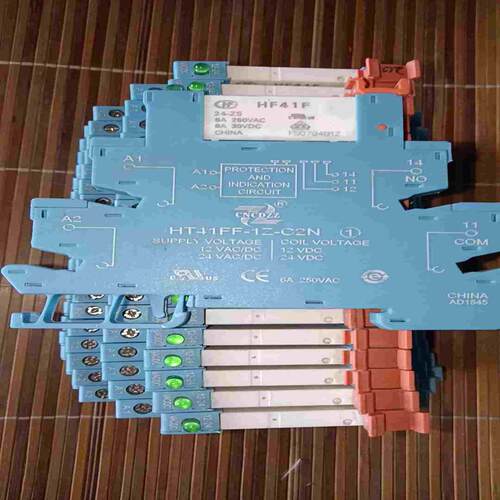 超薄中间继电器宏发HF41F-24-ZS薄型片式端子固态模块~询价