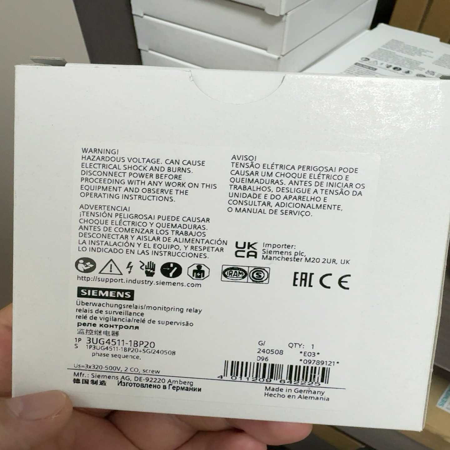 相序：3UG4511-1BP20~询价