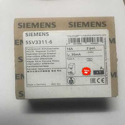 5SV3剩余电流保护开关，30mA16A2P5询价