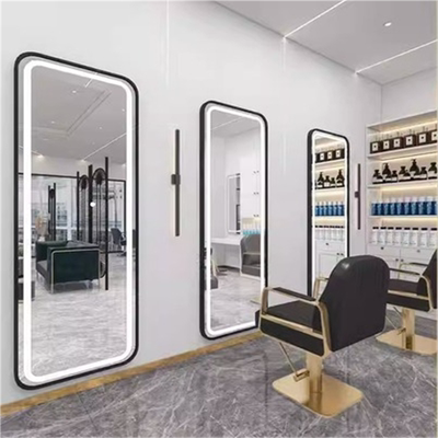 理发店镜子美发店镜台发廊专用网红潮店剪发店落地挂墙全身烫染镜