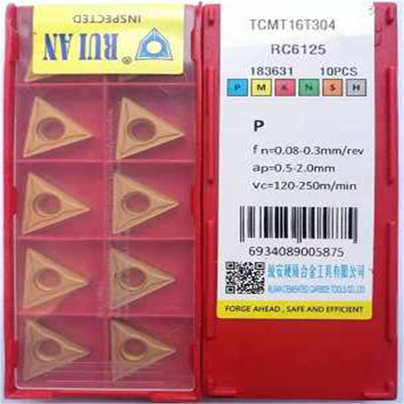 钢件三角形数控内圆镗孔车刀片TCMT16T304 RC6125