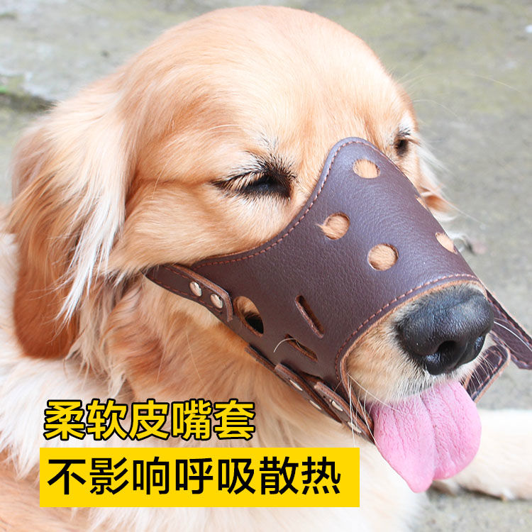 狗嘴套防咬人狗防叫狗口罩小大型犬宠物止吠器泰迪金毛防乱吃