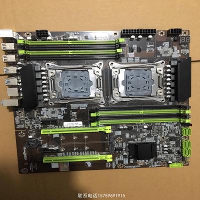 原装正品磐石至尊x99 双路d4主板 稳定没问题挡板请询价