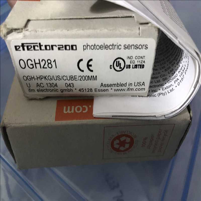 德国IFM易福门O5H281全新原装光电开关传感器（崽载电子）