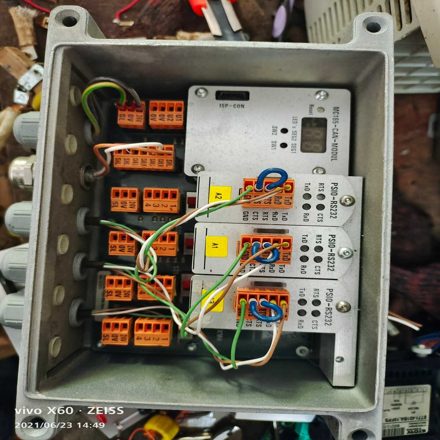 议价自动化设备上的，型号：MC165-CAN-MODUL/KIR