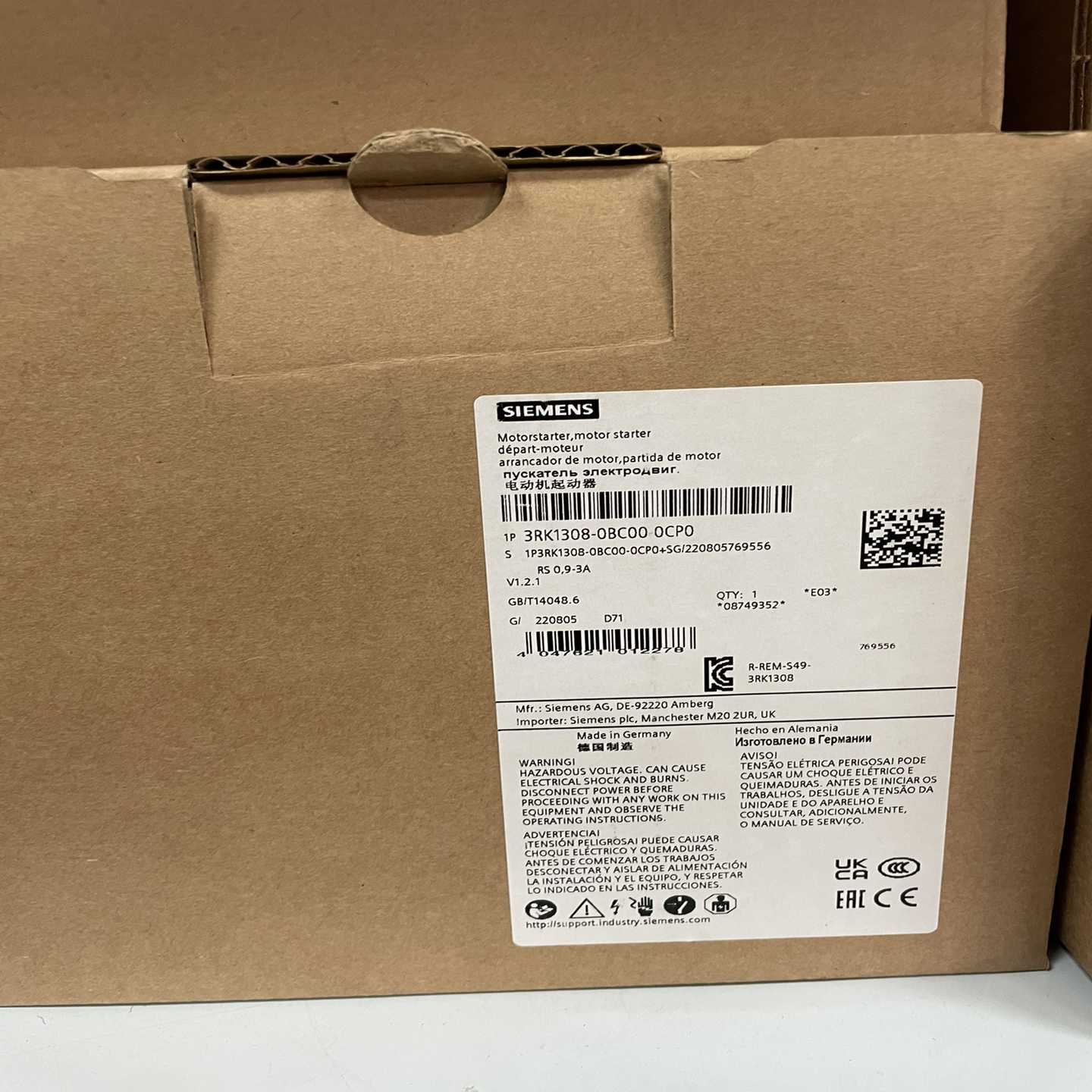 3RK1308-0BC00-0CP0  高性能可逆启动器；~询价