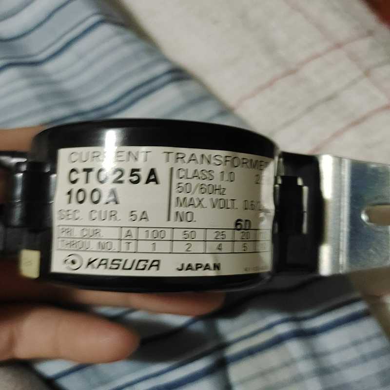 KASUGA 互感器 CT025A，100A，橙色九九新，价（gg设备）