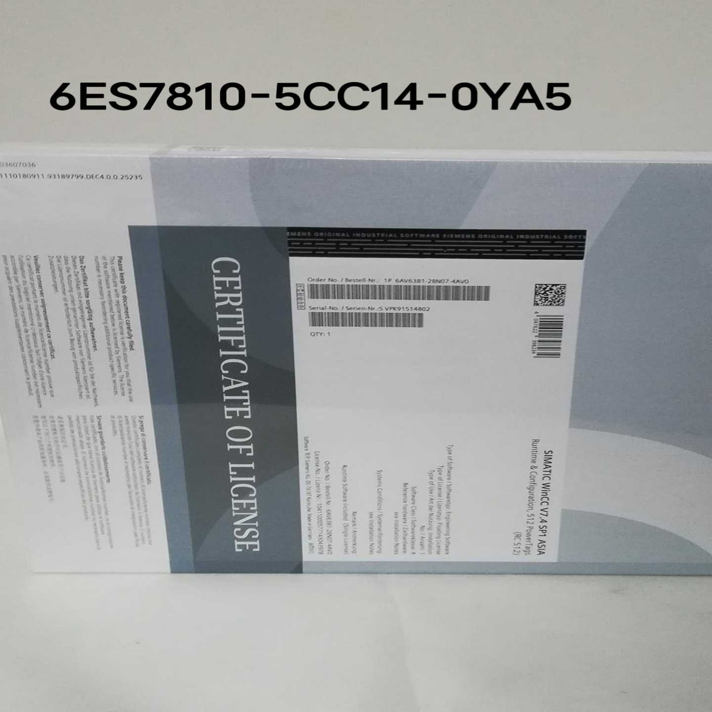 6ES7810-5CC14-0YA5询价