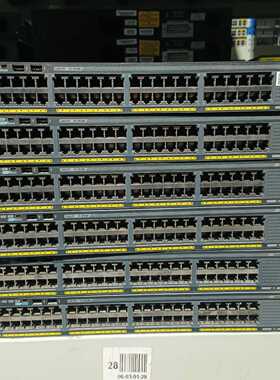 思科C2960X-48TS-LL交换机，几乎全新，48个千兆