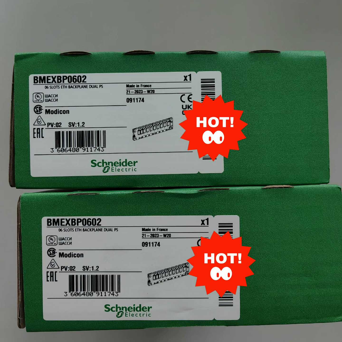 议价产品BMEXBP0602，以太网双电源机架，施耐德全新原装！