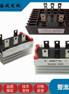 10/15/20/24/30/50KW有刷三相发电机10A20A60A100A整流桥组器