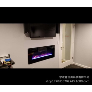 桌面電壁爐取暖器fireplace 工廠直銷60英寸超薄電壁爐內嵌壁掛式