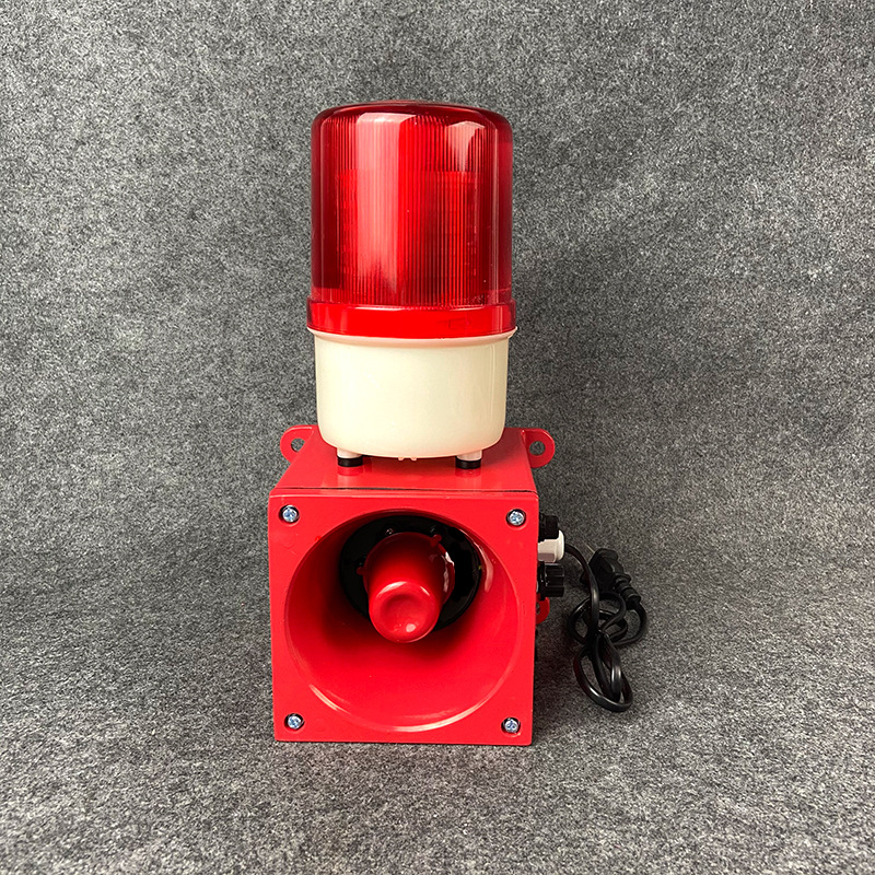 一体化声光报警器工业矿用警示灯蜂鸣器SBJ-1D-M100 HRB600A