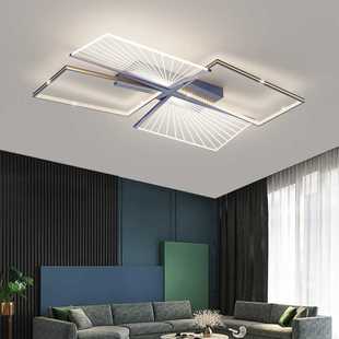 客厅灯简约现代大气家用主厅灯具北欧轻奢创意卧室房间led吸顶灯
