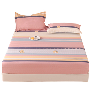 纯棉床笠单件全棉床单防滑款加大床垫罩棕垫榻榻米床罩2023年新款