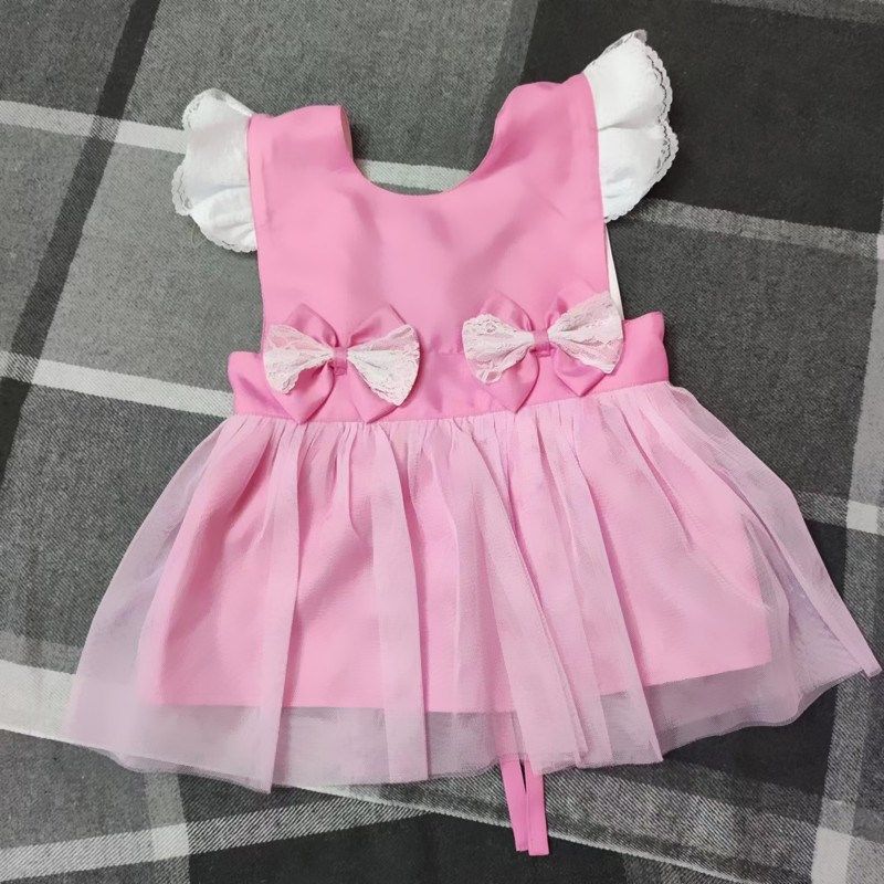 儿童游乐园罩衣羽绒服防脏围裙外穿防风反穿衣女宝宝幼儿园画画衣