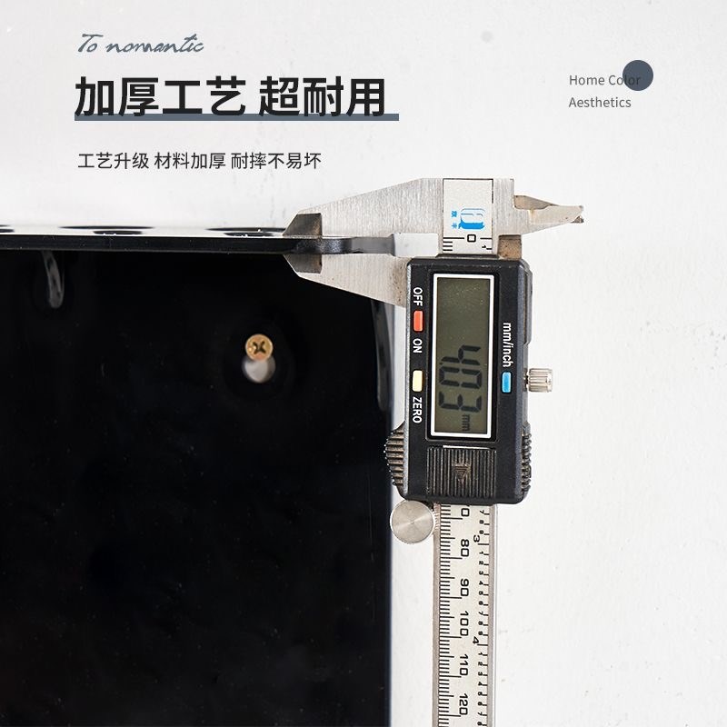 理发店美发工具收纳神器发型师剪刀插电推剪梳子墙壁收纳架放置盒