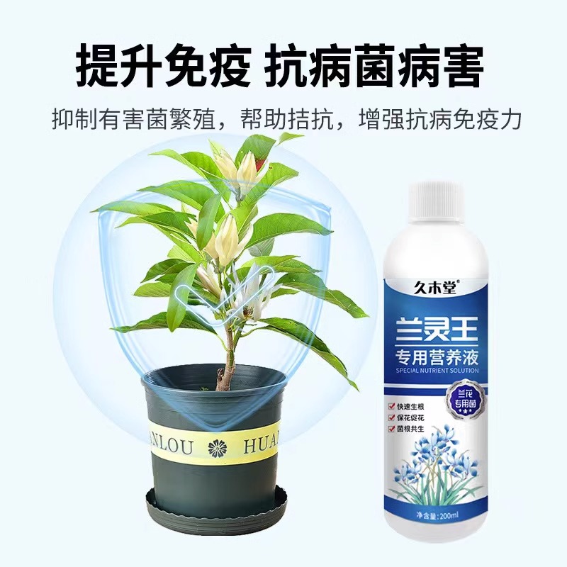 兰花病专用药杀菌剂专治兰花烂根黄叶软腐病黑斑病土壤消毒百菌灵