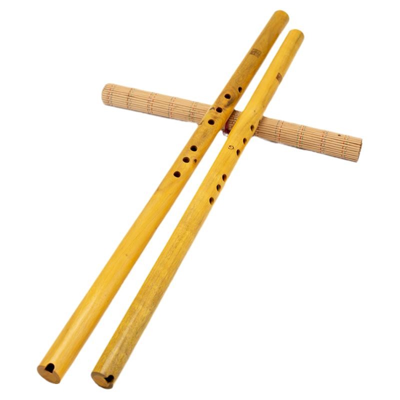 戈建明制高级金丝楠木短箫乐器便携防裂初学八孔封口一节木萧高档