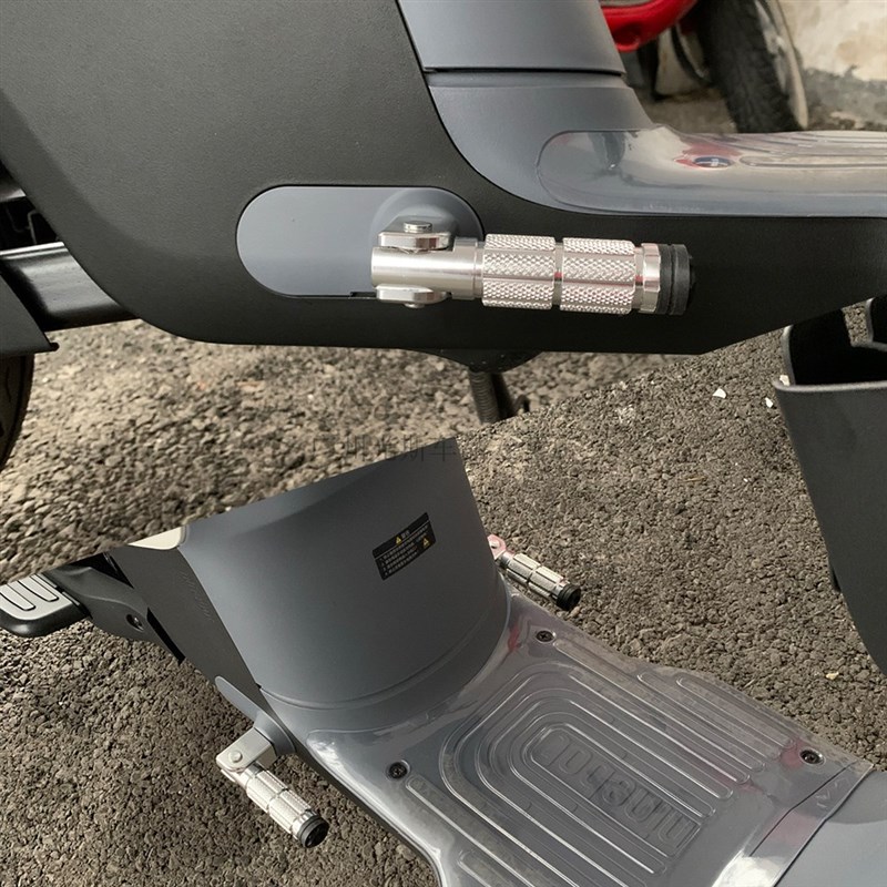 九9号电动车A30c/A40脚踏铝合金脚蹬B80C90改装配件F90收缩脚踏板