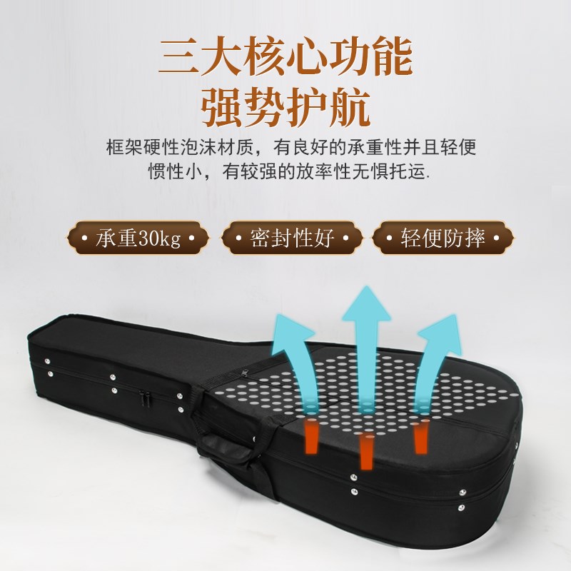 吉他琴盒40寸41寸民谣木吉他轻体盒38寸吉它包古典39寸琴箱可托运