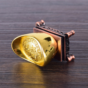 有缘佛具家居办公室店铺摆件有座招财进宝金元宝开张开业礼品包邮