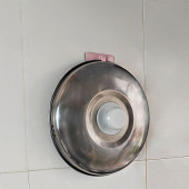 多功能锅盖挂钩家用厨房盆菜罩收纳置物架免打孔塑料强力壁挂粘钩