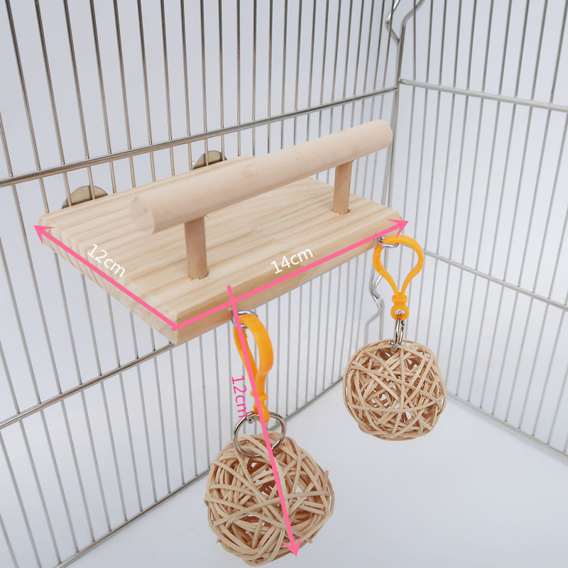 鸟玩具 仓鼠玩具 小宠跳板组合玩具 鹦鹉爬梯跳板梯子秋千