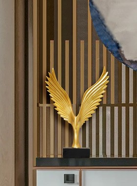 大鹏展翅中式大展宏图电视柜家居客厅办公室桌面酒柜装饰品鹰摆件