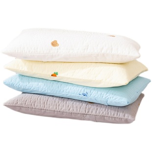 儿童枕套3050纯棉a类婴儿婴儿枕头套夹棉幼儿园单只枕芯套定制