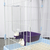 宠物笼用固定水碗水壶水瓶笼子挂式 食具狗笼碗猫笼繁育猫犬舍推荐