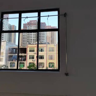 上悬内外开手摇开窗器高位开窗消防排烟厂房手动一控多推开关装置