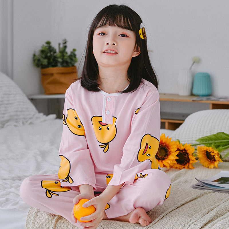 夏季儿童棉绸睡衣男童女童宝宝薄款绵绸中大童长袖套装男孩家居服,童装/婴儿装/亲子装,家居服套装,淘宝优惠券,粉丝福利购,淘宝优惠卷