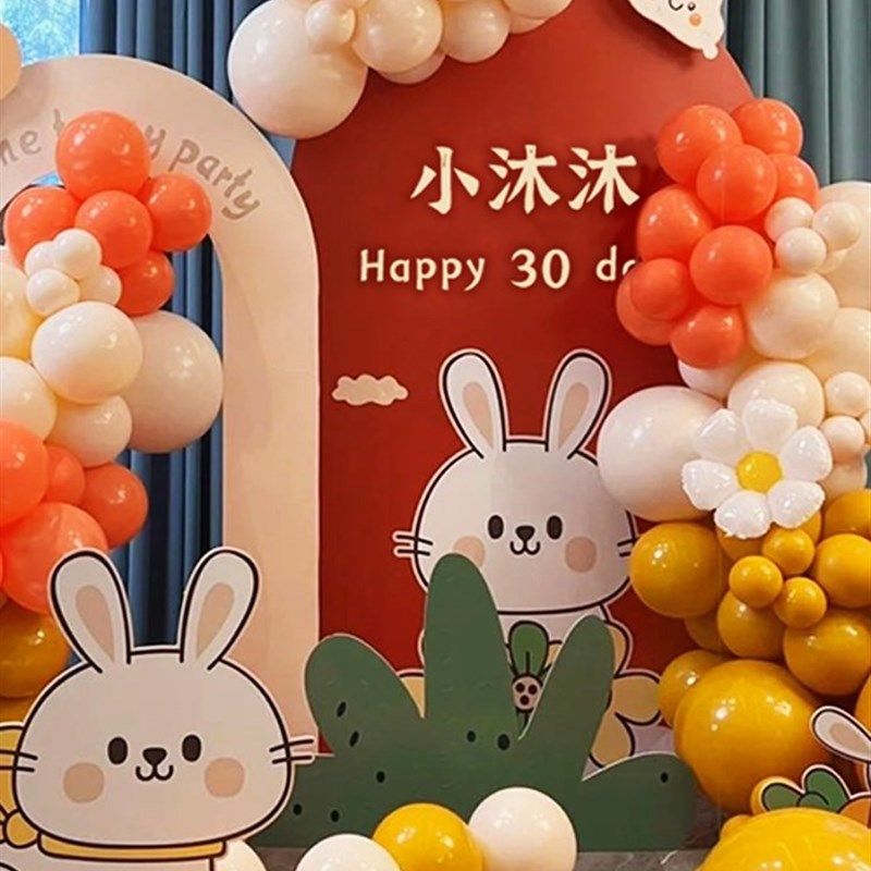 兔宝宝满月布置男女孩百天宴仪式感酒店气球背景墙兔子kt板装饰,节庆用品/礼品,装扮布置套餐,淘宝优惠券,粉丝福利购,淘宝优惠卷