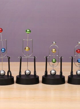 牛顿摆球混沌摆件永动机仪创意磁悬浮物理办公室办公桌面家居饰品