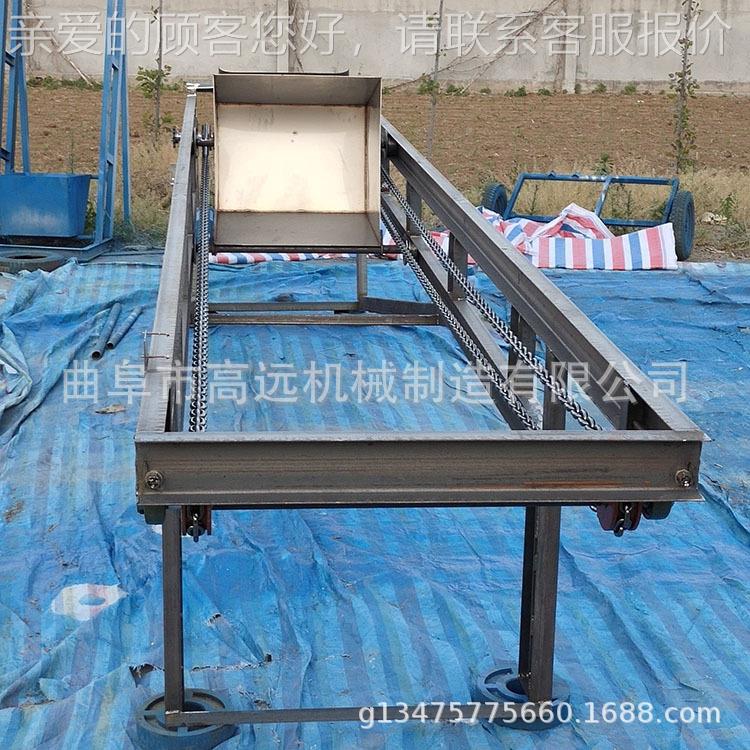 心果单斗翻斗提升机 沙子电动GY-112移开动料机 全自动斗单提提升