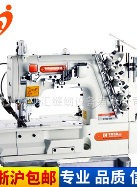 银箭绷缝机 F858K-W122-356三针五线缝纫机 手动坎车织物厚料机