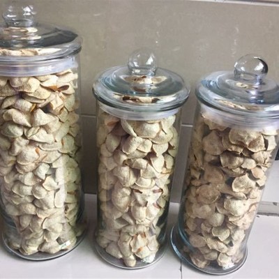 加厚玻璃茶叶罐密封储物罐大号透明中G药材干果杂粮花茶陈皮玻璃